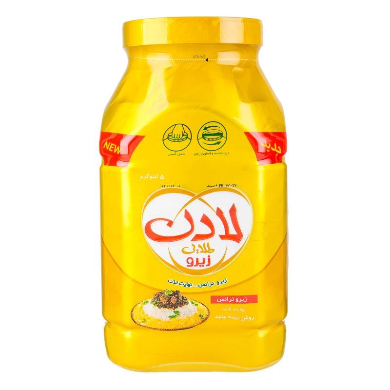 لادن طلایی روغن نیمه جامد (جار) 5 کیلو