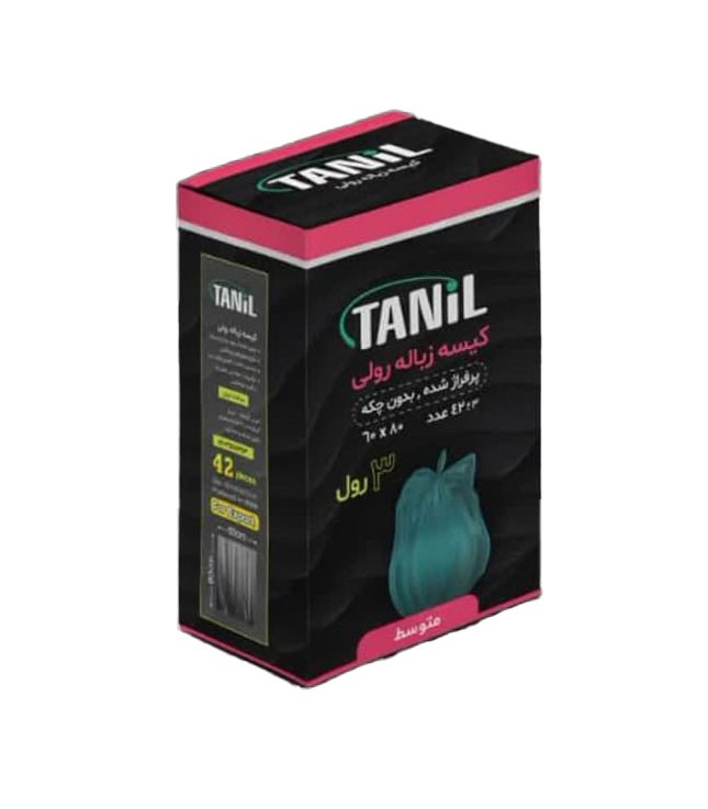 کیسه زباله جعبه ای سه رول متوسط