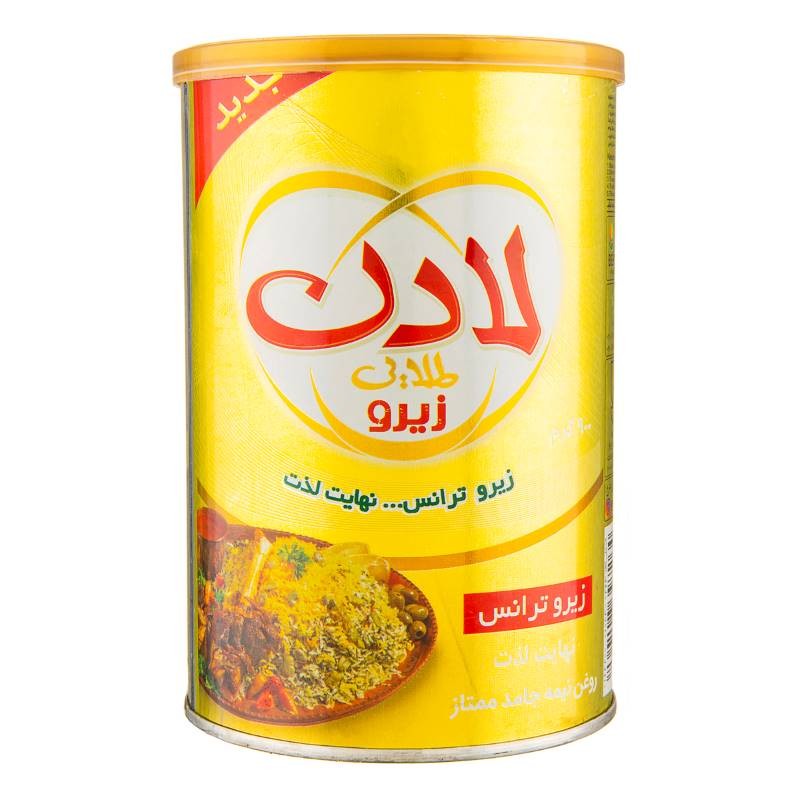 لادن روغن نیمه جامد طلایی 900 گرمی