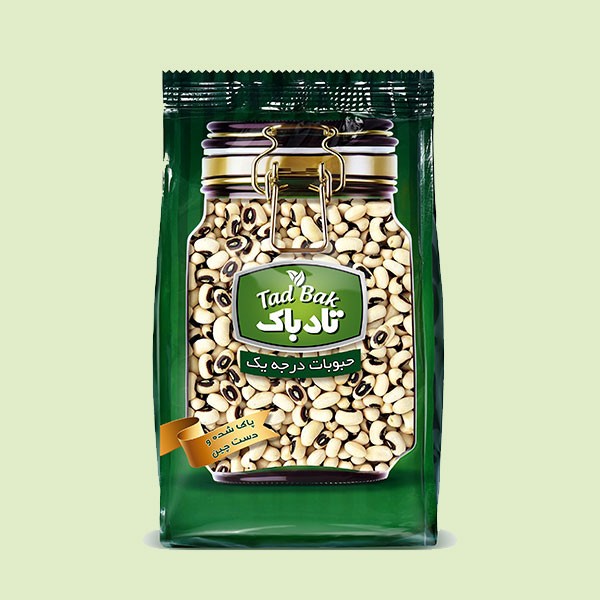 تادباک لوبیا چشم بلبلی 900 گرم استندآپ