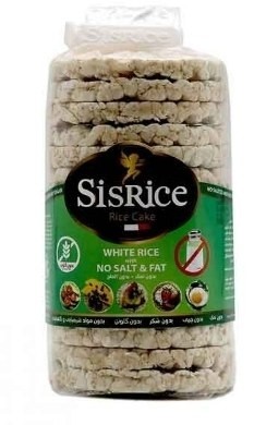 سیس رایس با طعم برنج سفید بدون نمک 15ع
