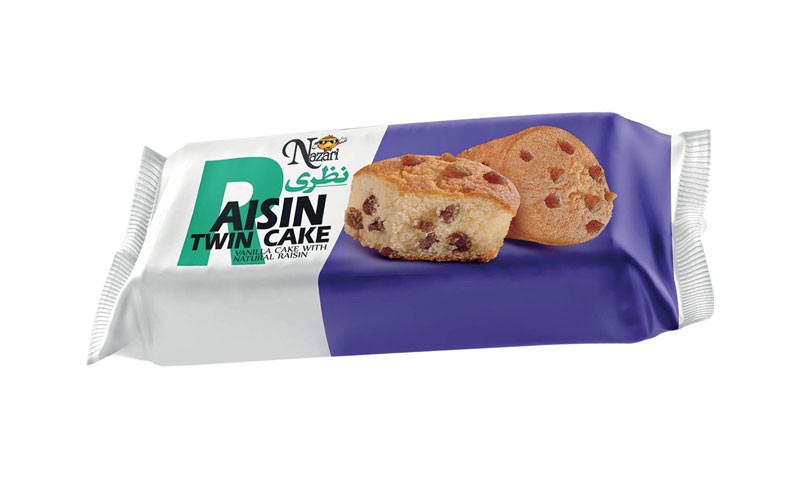 کیک دوقلو کشمشی 