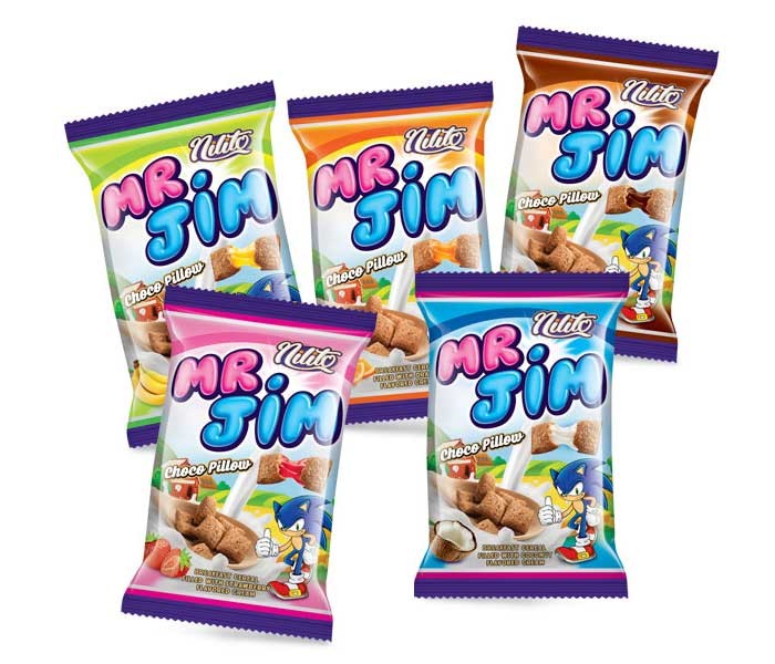 غلات صبحانه مغزدار شکلاتی (طرح کارتونی) 60 عددی مسترجیم