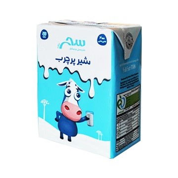 شیر 3 درصد پرچرب 200 سی سی استریل سحرسان A+D دامداران