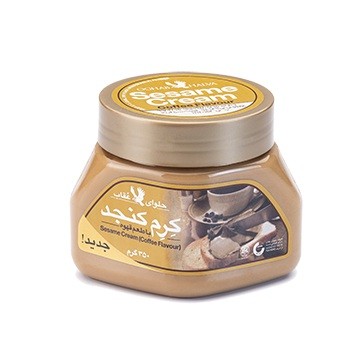 کرم کنجد قهوه 350 گرم عقاب