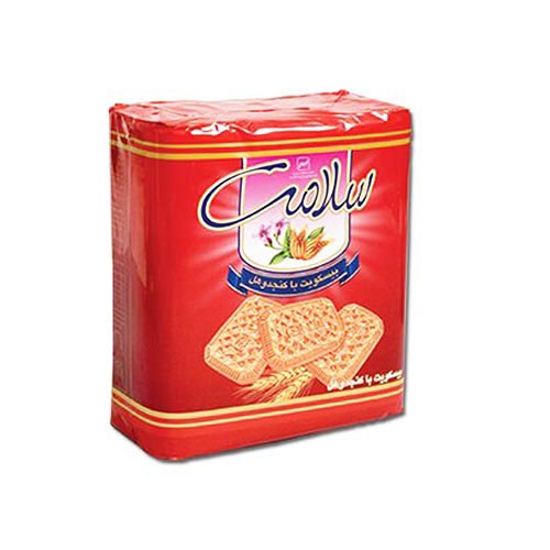 سلامت بیسکویت شیرمال هل و کنجد 1200 گرمی