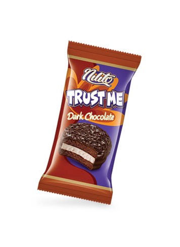 والس تراست می بیسکویت شکلاتی روکش شکلاتی با تزئین ترافل کاکائویی جعبه ای 100 تایی (پک شیرینگ 4)