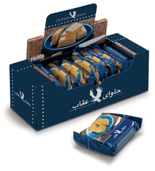 حلوای بسته کوچک 50 گرم 12 عددی عقاب