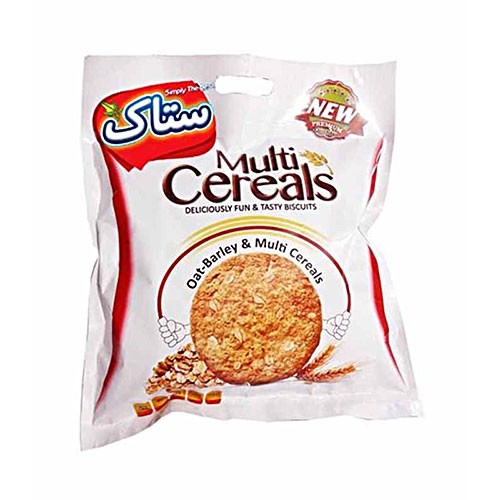 ستاک بیسکویت سبوس دار چند غله ساده 435 گرمی