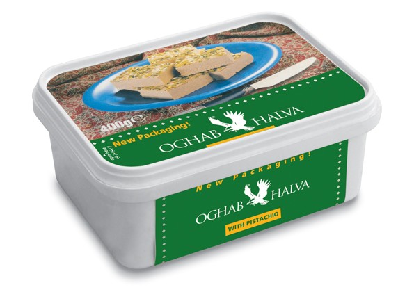 حلوای 400 گرم پسته ای عقاب