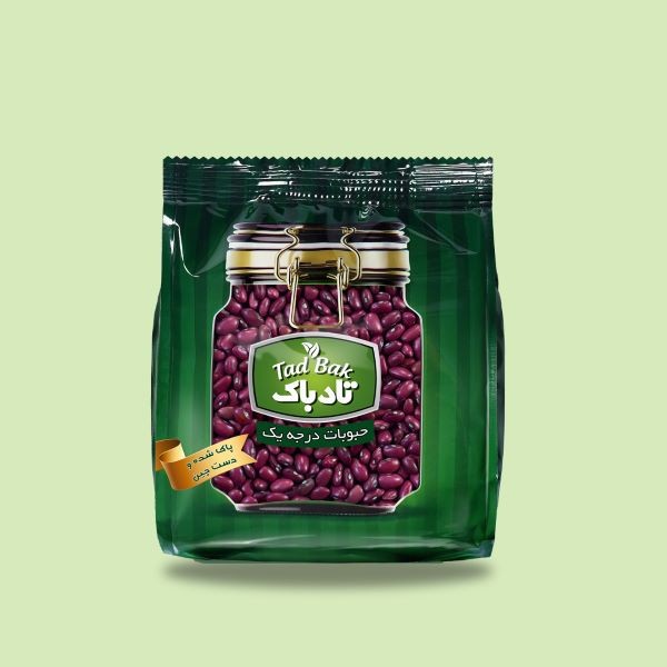 تادباک لوبیا قرمز 450 گرم استندآپ 24ع