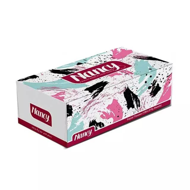 دستمال کاغذی 150 برگ دو لایه 48 عددی سری روشنا نانسی