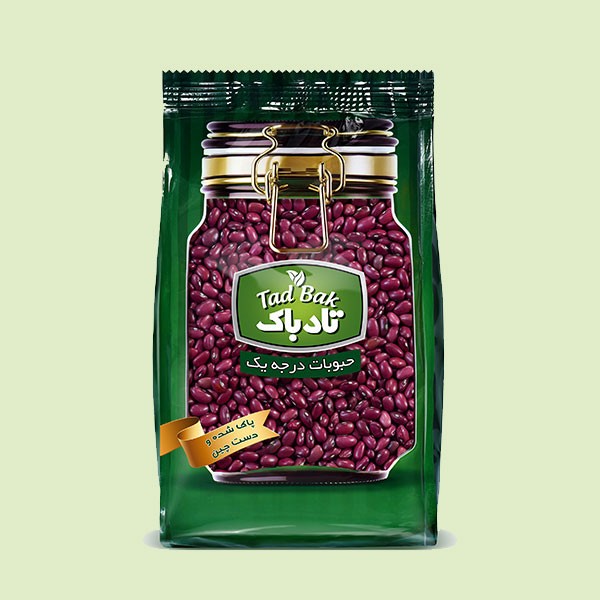 تادباک لوبیا قرمز 900 گرم استندآپ 12ع