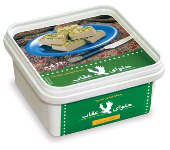 حلوای 250 گرم پسته ای عقاب