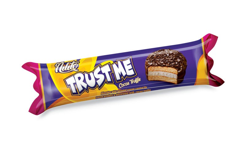 والس تراست می کاکائویی روکش شکلاتی با تزئین ترافل6 تایی 24عددی(پک شیرینگ 4)