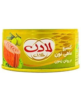کنسرو ماهی تن روغن زيتون 180 گرمی طلایی لادن