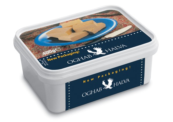 حلوای 400 گرم ساده عقاب