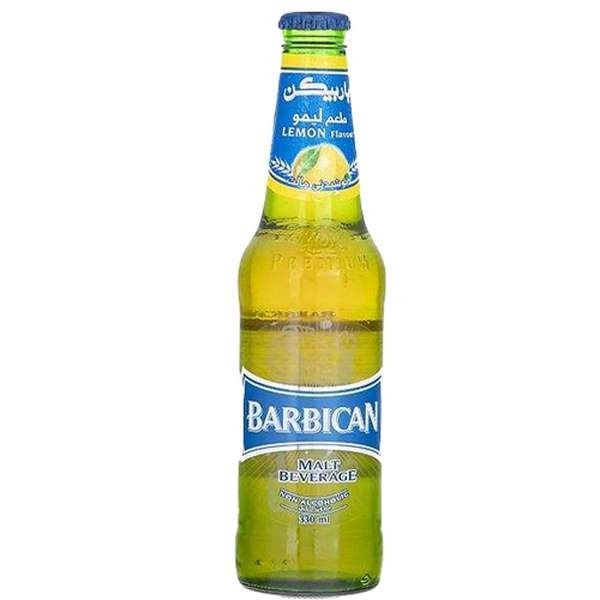 باربیکن مالت لیمویی شیشه 330 میل