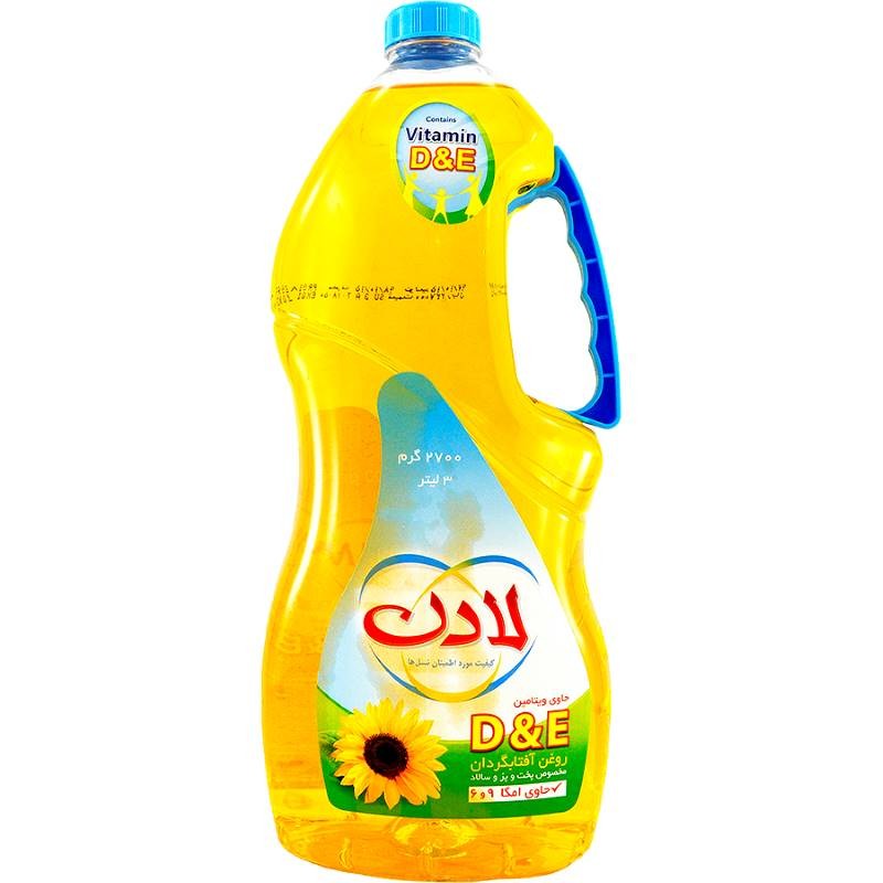 لادن روغن مایع آفتابگردان ویتامین 2700 گرمی