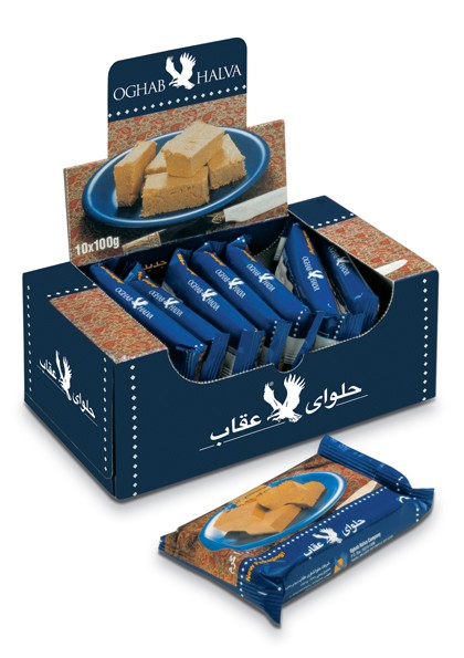 حلوای بسته کوچک 100 گرم 12 عددی عقاب